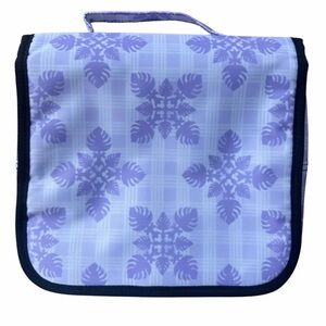 Jess Made With Aloha Hanging Magical Kuiki Quilt Lavender Toiletry Bag